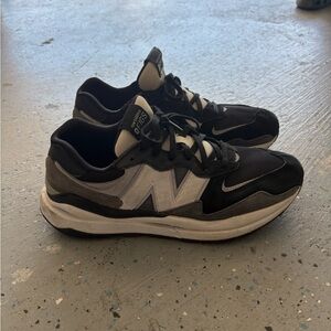 New Balance Black and Gray Retro-Inspired Sneakers